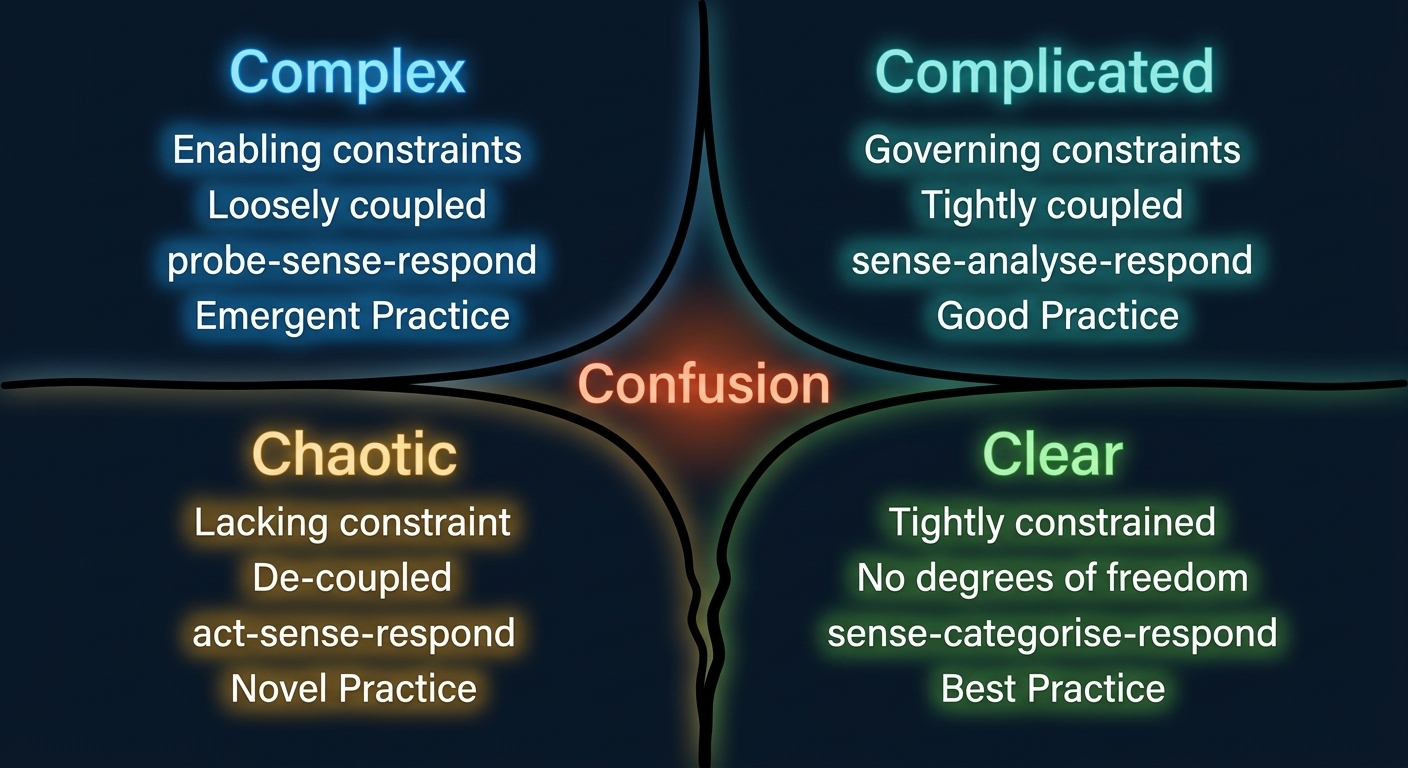 Cynefin: A Framework for Thinking About Thinking